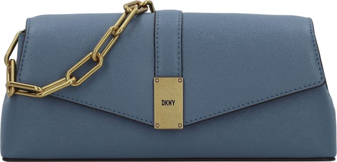 DKNY Conner Handtas Leder 26 cm - Dames - coastal blue