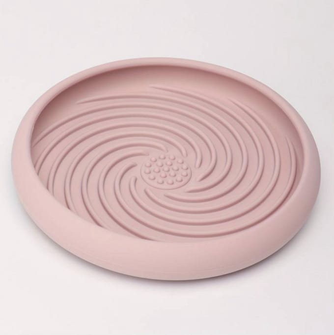 Siliconen Likmat - Slow feeder voerbak - roze