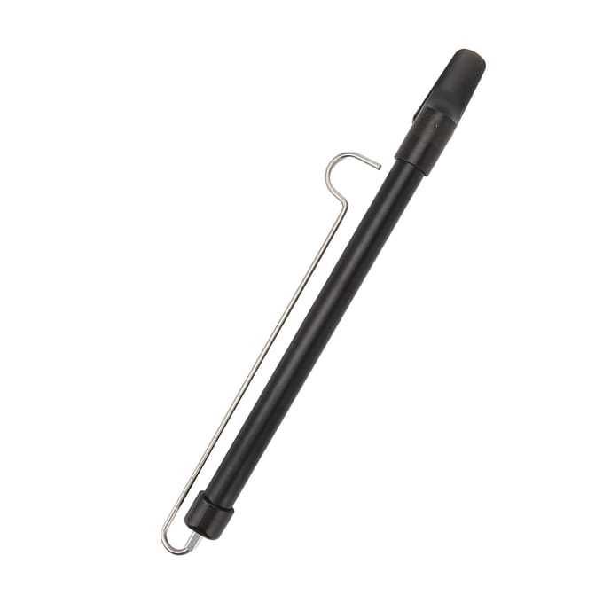 Schuiftuitje Aluminiumlegering Staaf Ouder Kind Spelletjes Schaal Training Gemakkelijk Stemmen Fluitje Schuiven black