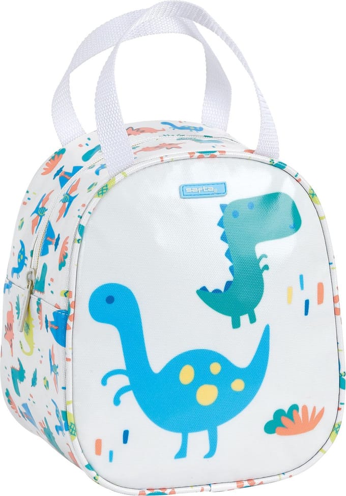 Dinosaurus Koeltasje Dino - 22 x 19 x 14 cm - Wit
