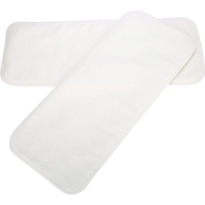 2 Pièces Insert de Couche Lavable Réutilisable Doux Doublure de Couche