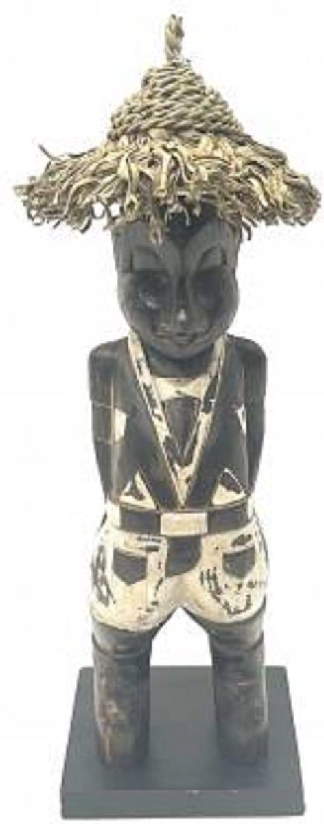 Statue w. hat 14xH40cm