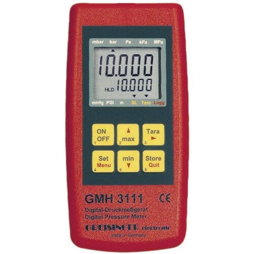 Greisinger GMH 3111 Gasdrukmeter Luchtdruk 0.0025 - 1000 bar