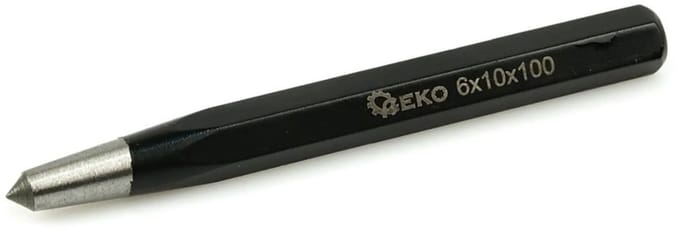 GEKO Pons - Gereedschapsstaal - Voor Metaalbewerking - 6x10x100 mm