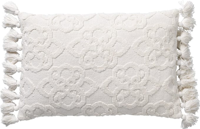 APHRODITE | sierkussen 40x60 cm | Snow White | wit | Hoii | met duurzame kussenvulling