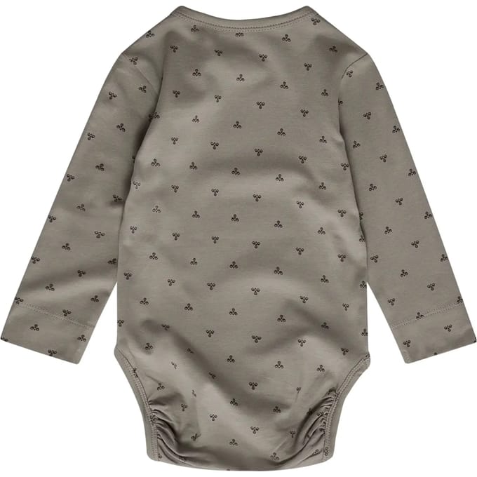Hummel kinderbody met lange mouwen Hmlmini Bee Aop L/S 230320