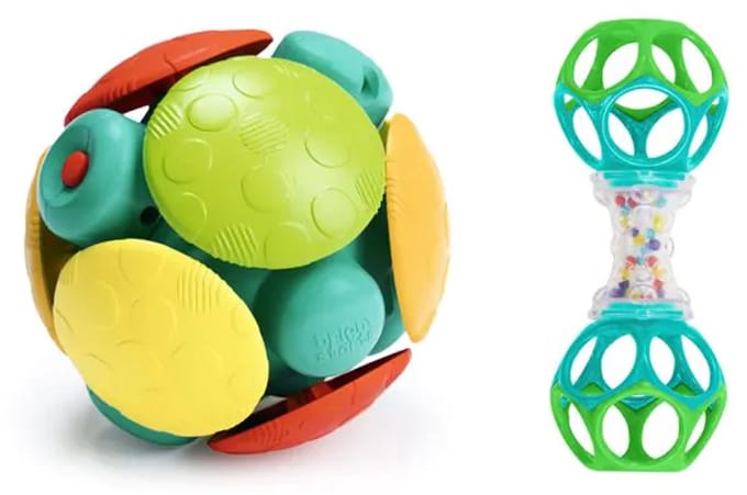 Cadeauset Wobble & Rattle - Bright Starts - vanaf 3 maanden