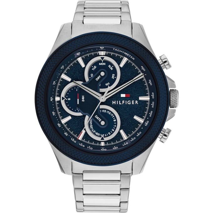 Tommy Hilfiger - Heren Horloge Clark - Zilver