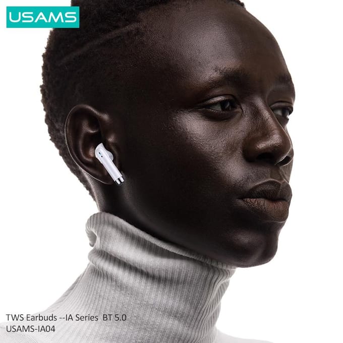 USAMS IA serie - Bluetooth Koptelefoon - Draadloos - Ergonomisch - Stijlvol Zwart