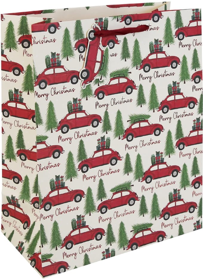 Clairefontaine Kerstcadeautas 'Kerstmisauto