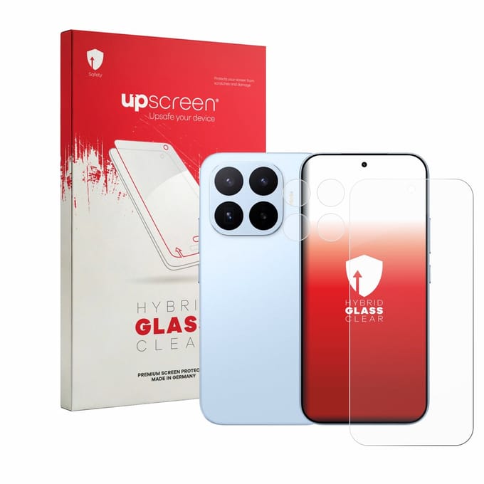 upscreen - Screenprotector voor Xiaomi 17T (Voor+Camera) - Folie Beschermfolie Beschermglas transparant
