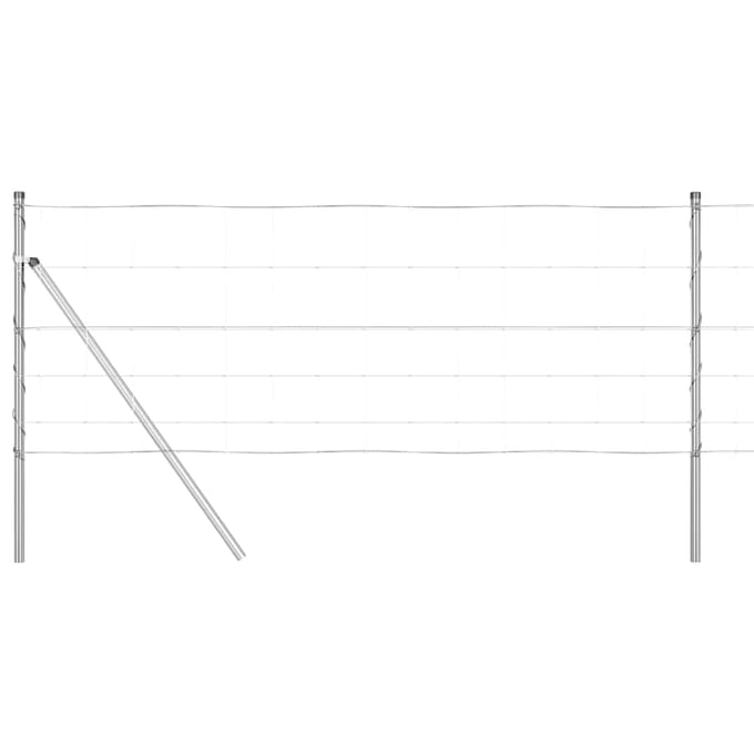 vidaXL - Grond - Fix - Gelast - Draadhek - 25 - x - 0,8 - m - Gegalvaniseerd - staal - Mesh
