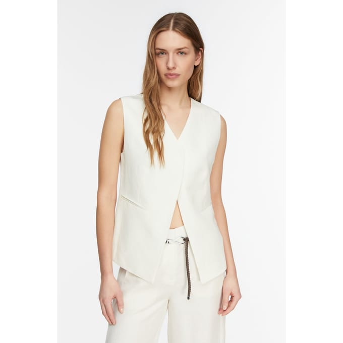 Comma  Jackets Indoor White Size: 44 | Vests Outlet | Dames | Wit