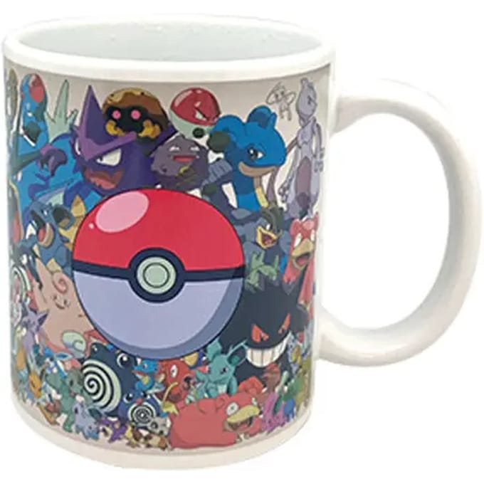 Pokémon Keramische Mok - Warmte Wisselende Afbeelding - 360 ml.