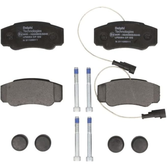 Remblokset DELPHI LP2054, achter