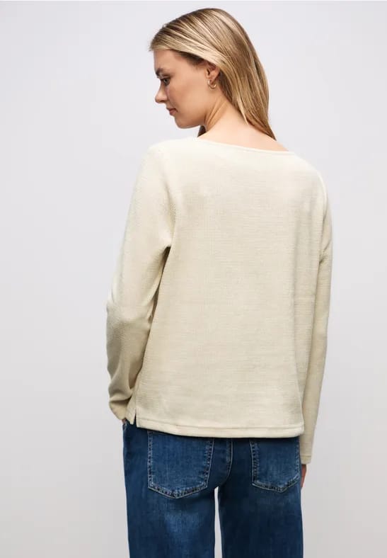 Shirt met boothals