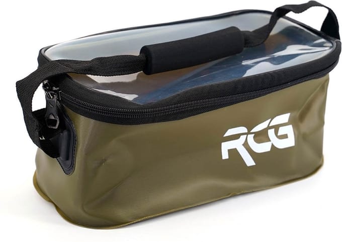 RCG EVA Tas Olijfgroen S - Waterdichte Opbergtas 8L Karpervissen