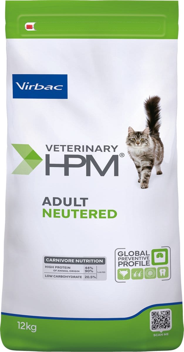 Virbac HPM  - Adult Neutered Cat - 12kg