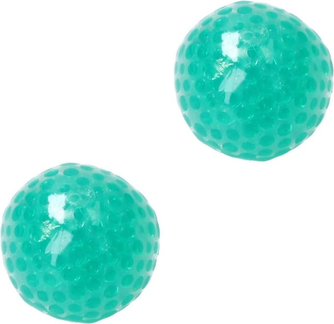 Banzaa Anti stressbal Mesh 7cm ‒ NEW Extra Dikke Ballon ‒ Set 2 Stuks Groen