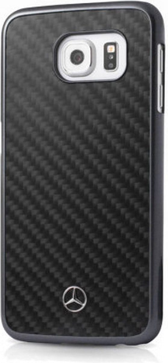 Mercedes-Benz Dynamic Carbon Back Cover - Geschikt voor Samsung Galaxy S6 (G920) - Zwart