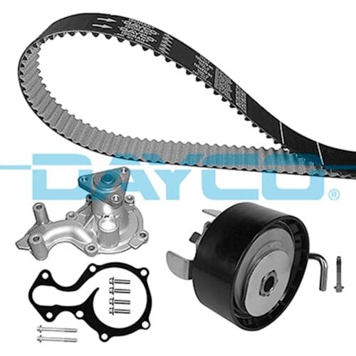 Waterpomp + distributieriem set DAYCO KBIOWP030