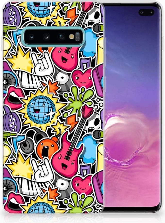 Samsung Galaxy S10 Plus Silicone Back Cover Punk Rock