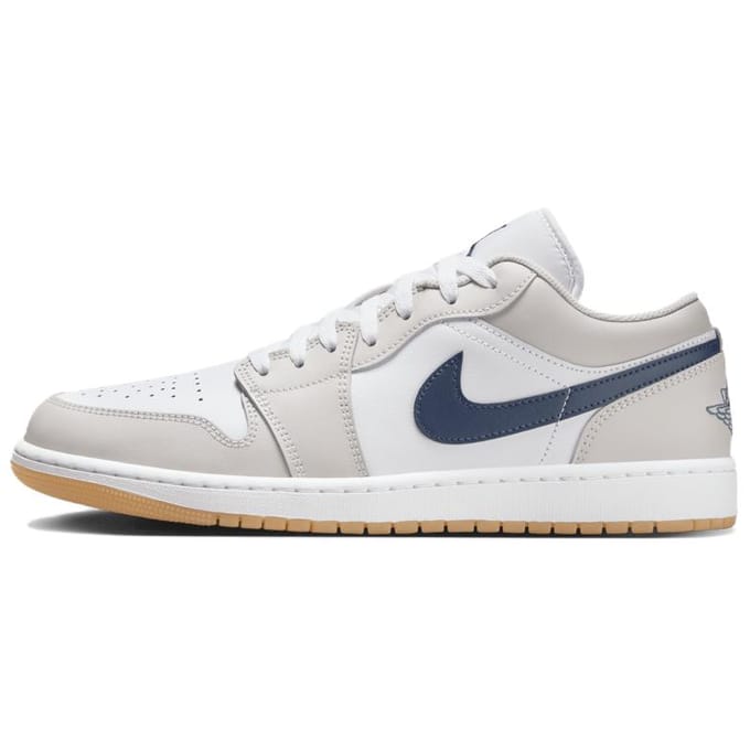 Jordan 1 Low Midnight Navy Neutral Grey Jordan 553558-146 45 wit