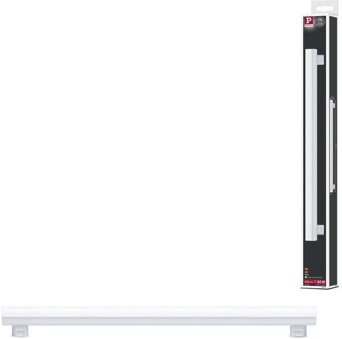 Standaard 230 V LED-buis S14s 500 mm 800lm 8W 2700K dimbaar Satijn