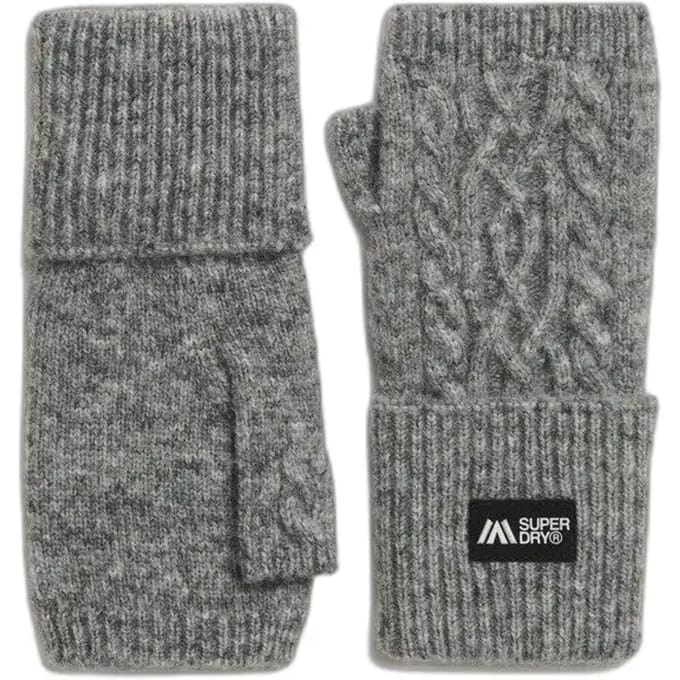 Vrouwen handverwarmers Superdry Cable Luxe