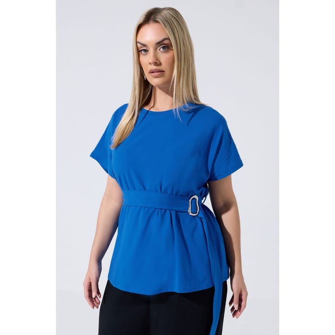 Limited Collection Blauw Tshirt Met Gesp Size 42