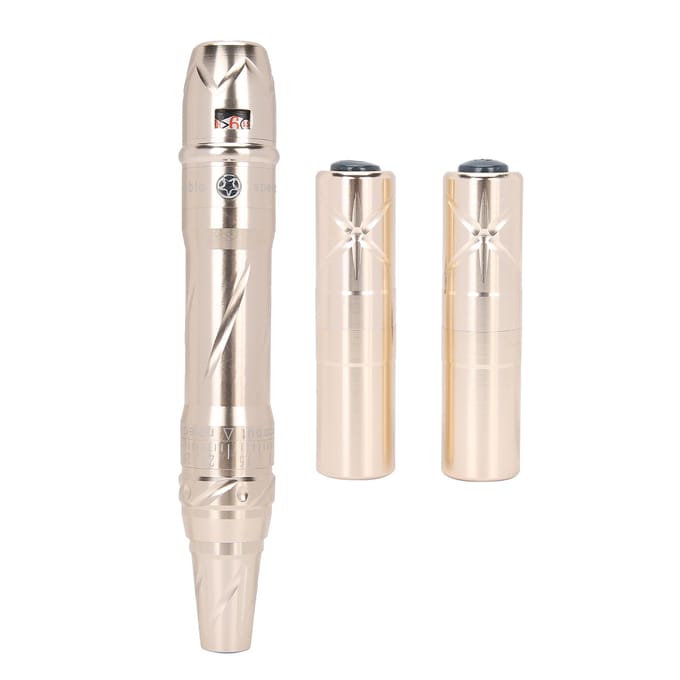Tattoo Machine Semi-Permanente Wenkbrauwen Lippen Eyeliner Microblading Machine  (Champagne goud ) US Plug champagne
