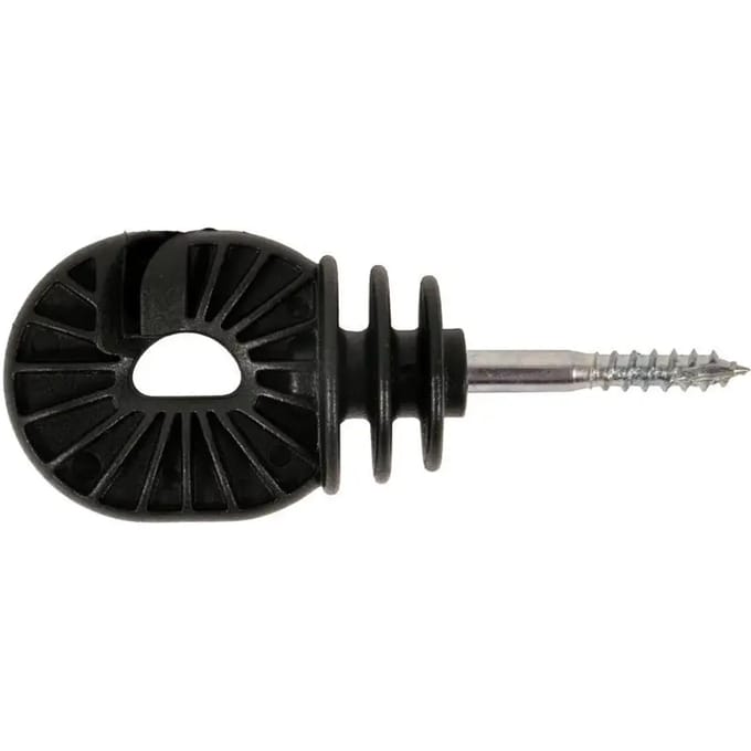 Gallagher Schroef-Ringisolator BS Hout super (100) - Voor robuuste isolatie op houten palen
