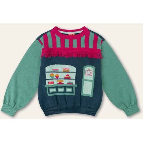 Oilily Keek Trui- maat104/4yr Bristol Blauw