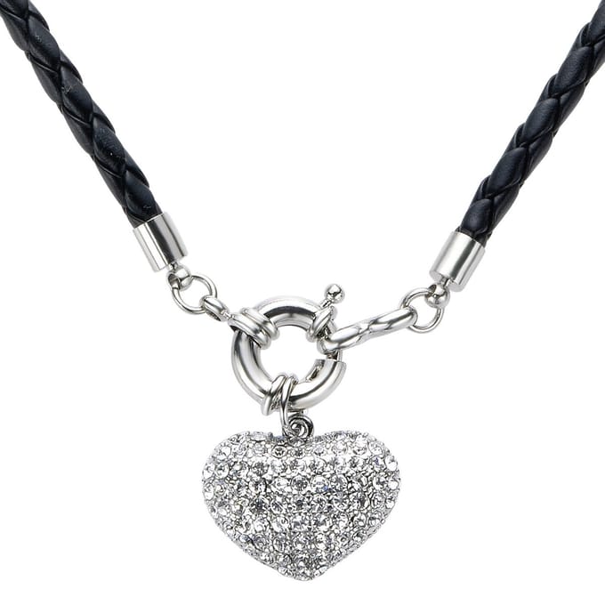 Behave - zwarte damesketting - druppel hanger - modern casual stijl