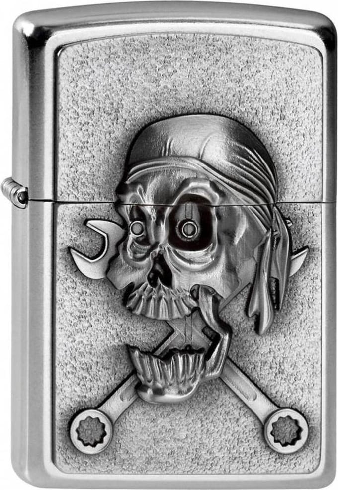 Aansteker Zippo Mechanic Skull
