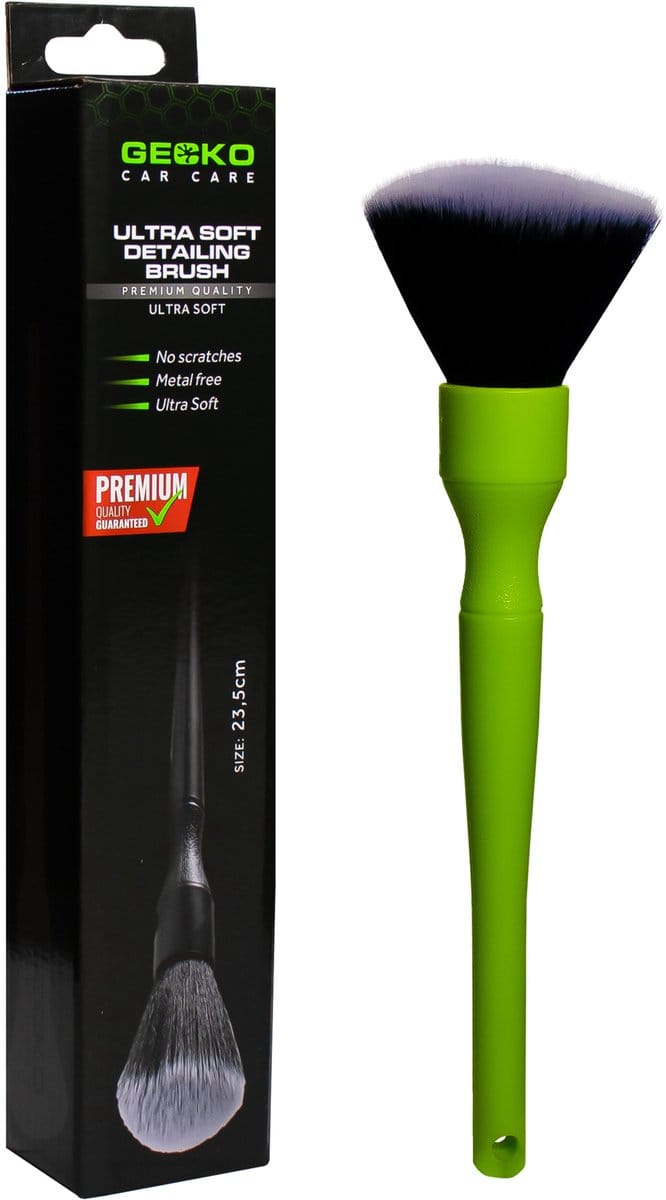 Gecko Ultra zachte dash en trimborstel 23,5cm