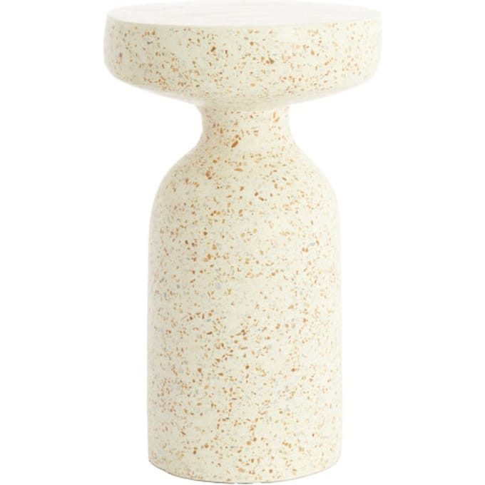 Light & Living - Bijzettafel MORAVIT - Ø32x54 cm - Wit