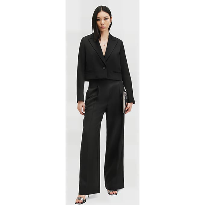 AllSaints Shores Blazer Black Maat: 10 | Blazers Outlet | Dames | Zwart