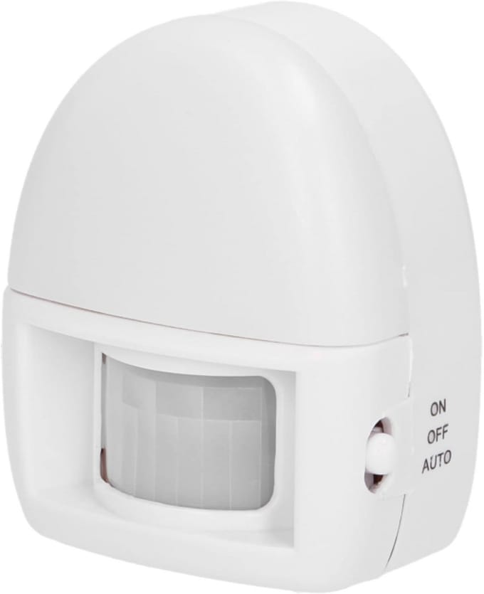 Draadloos Nachtlampje met Bewegingssensor en Schemersensor - Compact LED Lamp op Batterijen