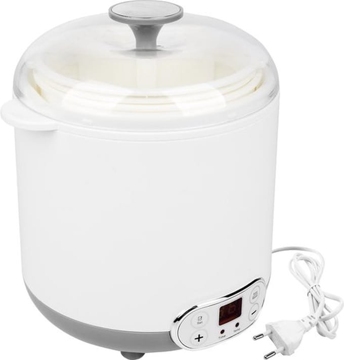 Yoghurtmaker met Timer en Instelbare Temperatuur – Voor Yoghurt, Griekse Yoghurt, Kefir en Kwark