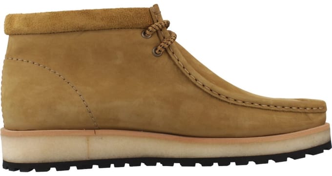 Clarks heren veterboot Wallabee Scout nubuck camel