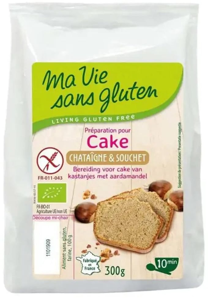 Ma Vie Sans Gluten Amandel kastanje cakemix 300 gram