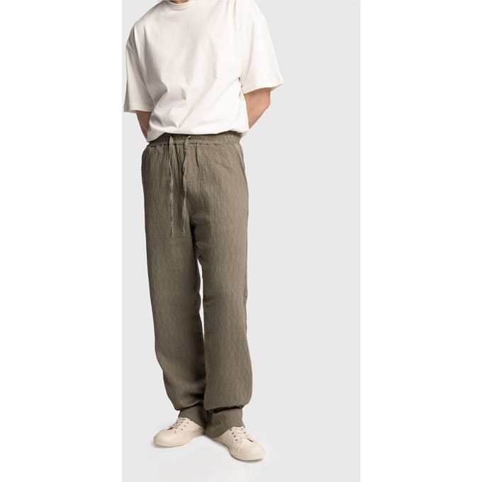 Textured Regular Fit Drawstring Taillebroek