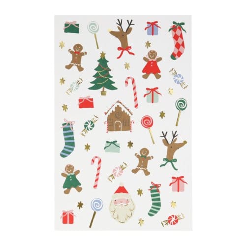 Meri meri kerst - tattoos jolly