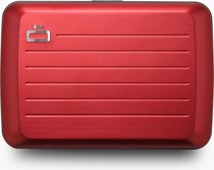 Ogon Designs Stockholm V2.0 Aluminium Creditcardhouder - Rood