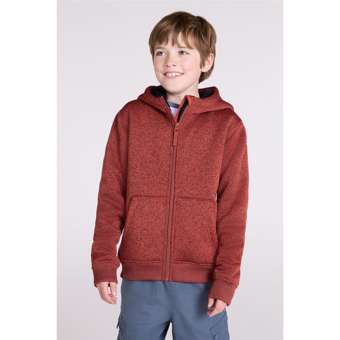 Mountain Warehouse Kinder/Kids Nevis Bontgevoerde Hoodie (Roest)