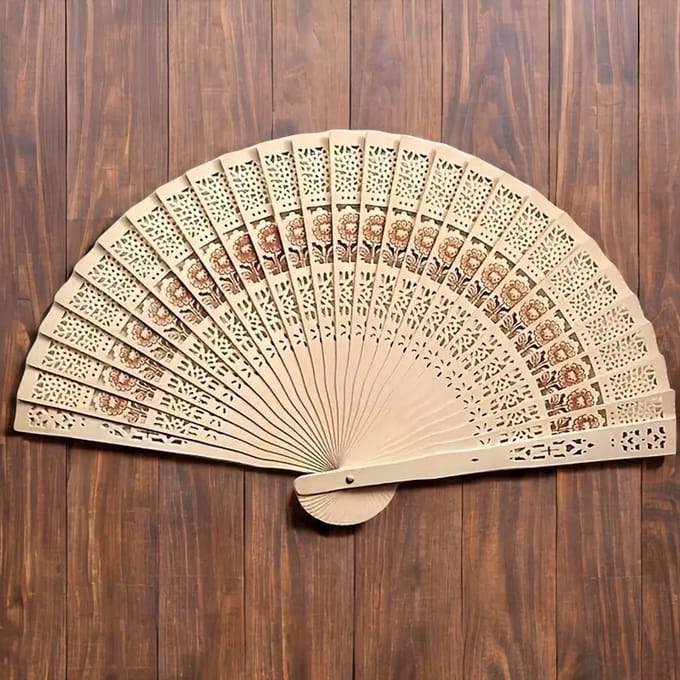 @ Lu’s Today® – Basic Household Essentials – Handwaaier – Houten Waaier – Verkoeling – Opvouwbaar – Lichtgewicht – Decoratief