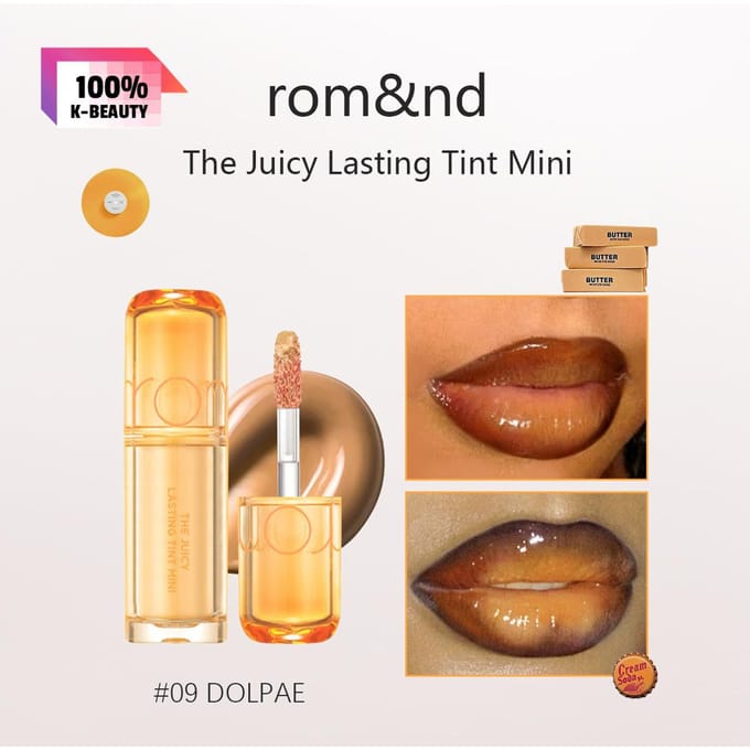 Rom&nd Romand THE JUICY LASTING TINT MINI 1g/0.04oz (13 couleurs)