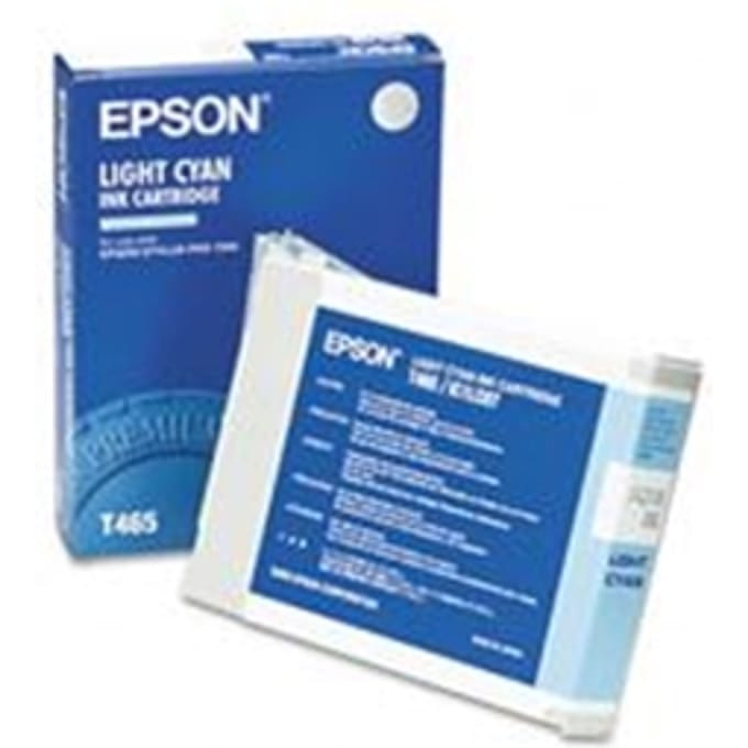 Epson T465 inktcartridge licht cyaan (origineel)