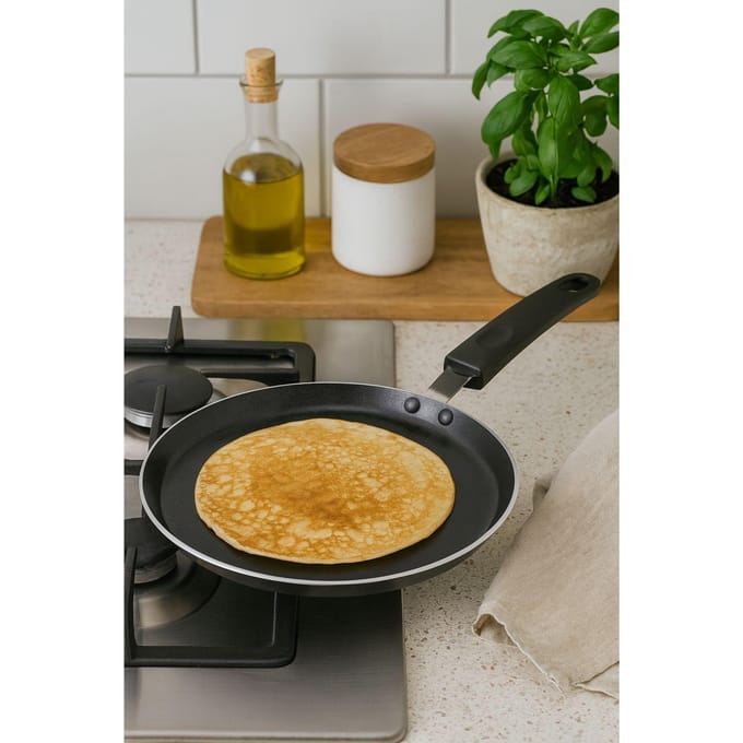 Pannenkoekenpan Mat Zwart D25cm
